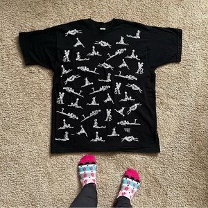 Vintage Single Stitch 1990 Kama Sutra Sex Fashion Victim Tshirt